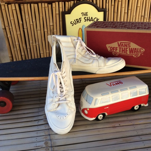 vans old skool leather high top